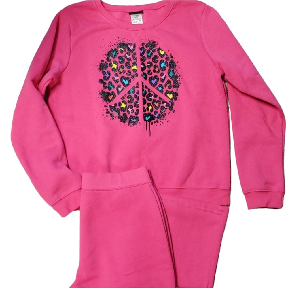 NWOT Girls Joe Boxer sweat outfit. Size 14/16